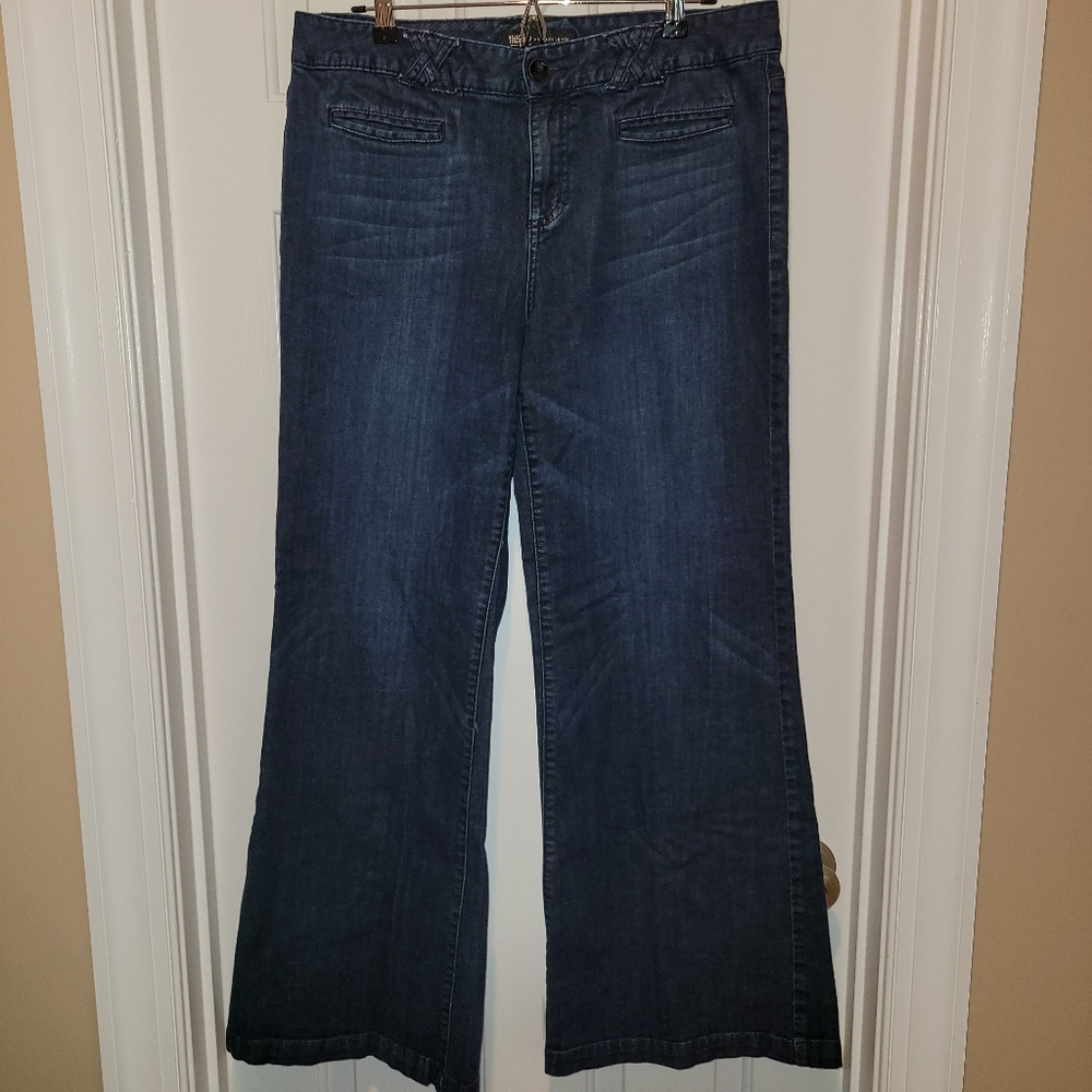 Mossimo Supply Co. Dark Blue Flare Jeans